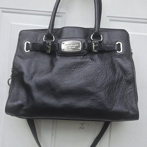 Michael Kors Leather Satchel with Shoulder Strap - Picture 9 of 12
